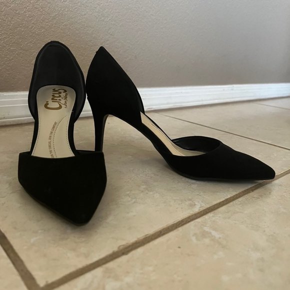Circus by Sam Edelman Black Pointed Toe Heels - Picture 3 of 12
